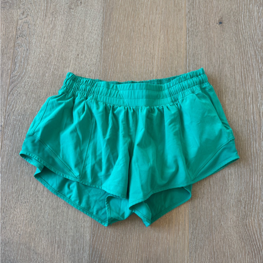 lululemon athletica Hotty Hot Teal Women's Athletic Shorts